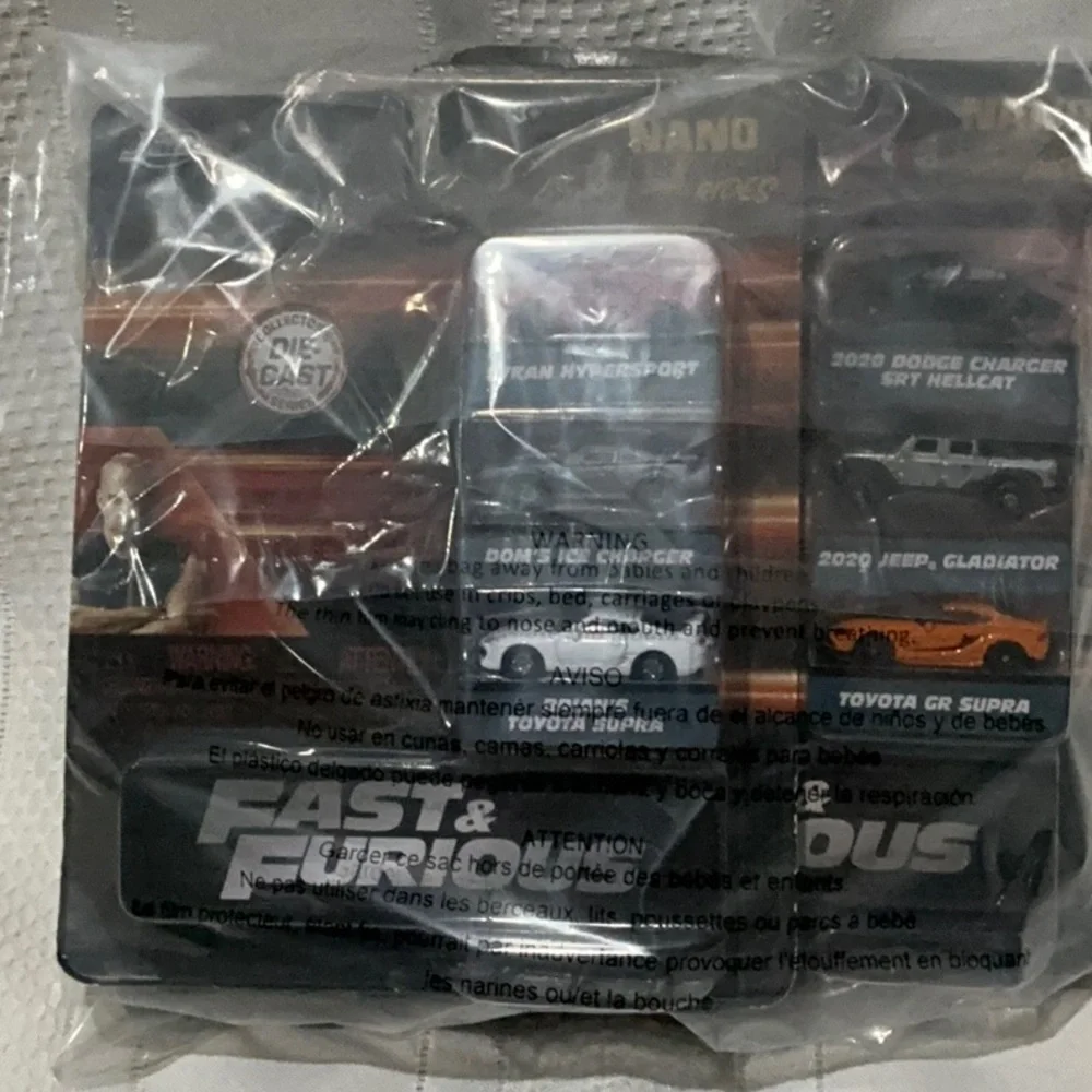 NIP 4 Packs JADA Nano Hollywood Rides Fast & Furious Die Cast Collectors Series - Picture 8 of 8